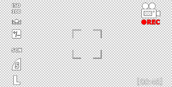 Digital Camera Video Recording Screen by mrSunshiner | VideoHive